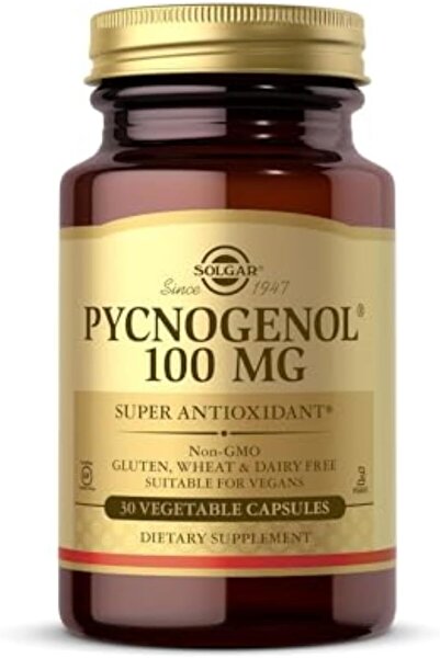 Solgar Pycnogenol 30s Veggie Caps, 100 mg