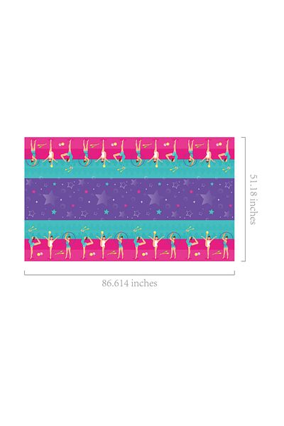 Choice Zb205 130*220cm Women's Rhythmic Gymnastics Disposable Tablecloth Birthday Decor Camping Mat Table C