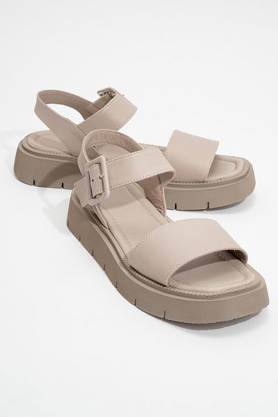 Ataköy Ayakkabı WOMEN LEATHER SANDALS