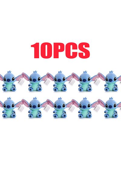 Choice 20cm-a-10pcs Stitch Stuffed Plush Models Cartoon Stuffed Plush Dolls Anime Plush Baby Toys Kawaii Ki