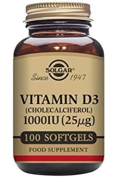 Solgar Solgar Vitamin D3 1000 IU 100 Softgels