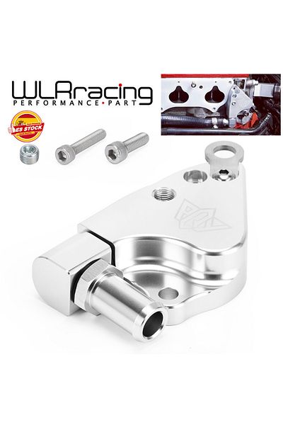 PQY New high quality PQY Intake Manifold Adapter For Civic K20 Manifolds On K24 Coolant Adapter WLR-I...