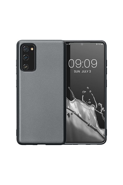 KWmobile Case For Samsung Galaxy S20 Fe, Silicone, Gray, 57948.232