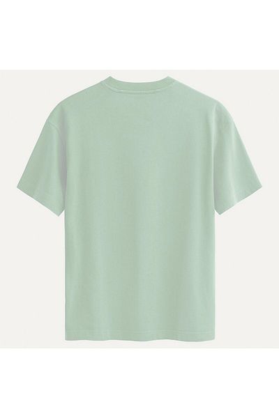 SOFTWAY Μπλουζάκι ποδηλάτου Unisex 100% οργανικό βαμβάκι Χοντρό μασίφ Oversize ΜΠΕΖ