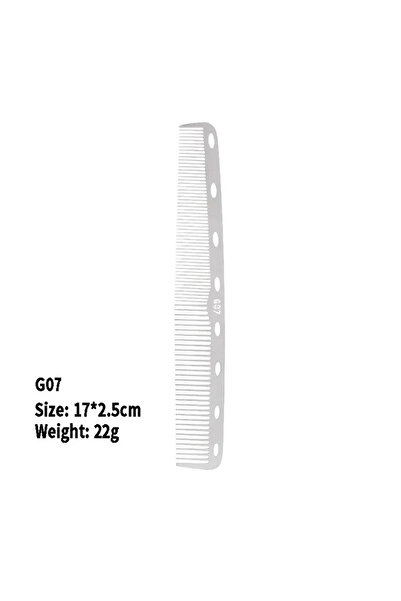 Choice مشط حلاقة احترافي من الفولاذ المقاوم للصدأ للنساء G07 Barber، ماكينة ق...