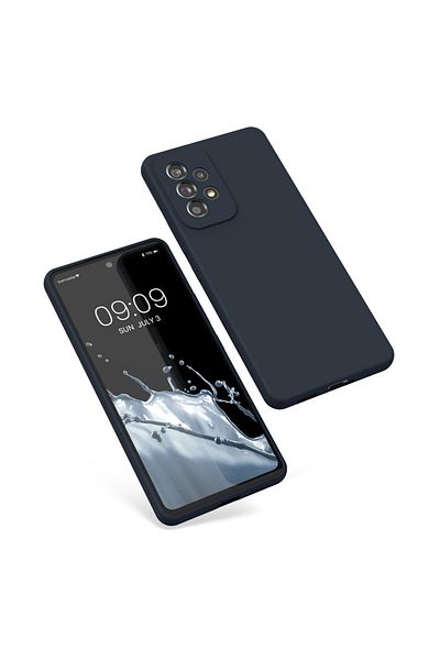KWmobile Carcasă pentru Samsung Galaxy A53 5g, silicon, albastră, 57835.186