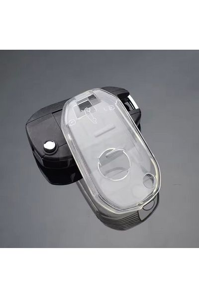 YıldızTuning Peugeot 301 Transparent Switch Key Case Cover
