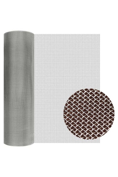 choice2 شبكة معدنية منسوجة من الفولاذ المقاوم للصدأ 304، رمادية اللون، مقاس 5...
