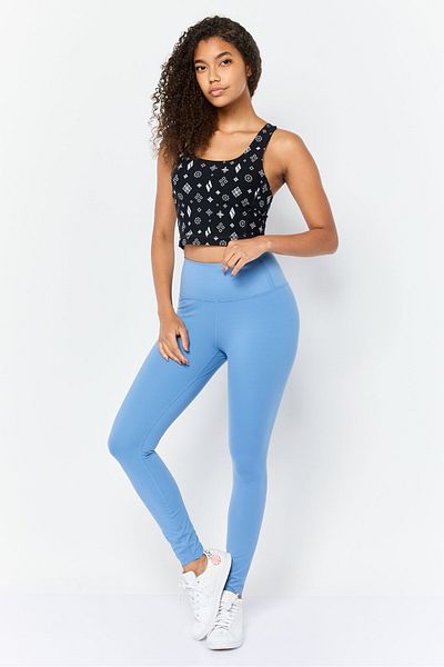 SKECHERS Women Sportswear Fit Walking Leggings, Blue