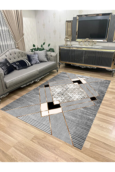 Bordo Halı Yıkanabilir Kaymaz Taban Halı Mutfak Dekor Yolluk Koridor Halısı S...