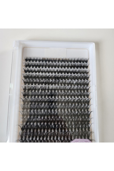 Choice1 40D D 9-16mm Mix AILAISH280pcs 40D Cluster Lashes DIY Eyelash Extension D Long Curling Fa فردي