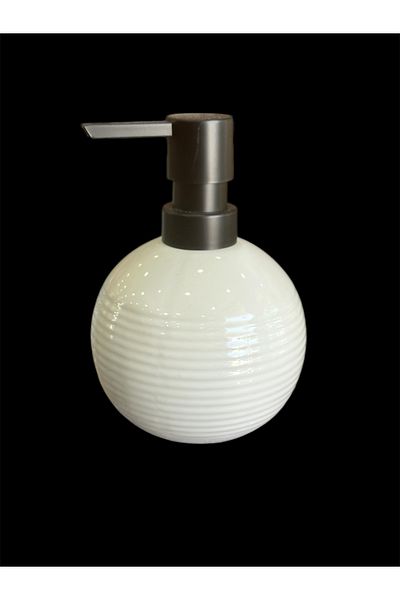 LeesHome Λευκός διανομέας υγρού σαπουνιού Tonbik (10,5x12,5 cm)