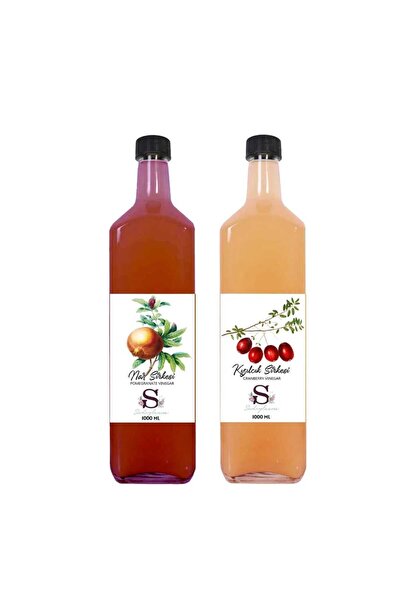 Süheylaana Doğal Nar Sirkesi 1000 Ml - Doğal Kızılcık Sirkesi 1000 Ml