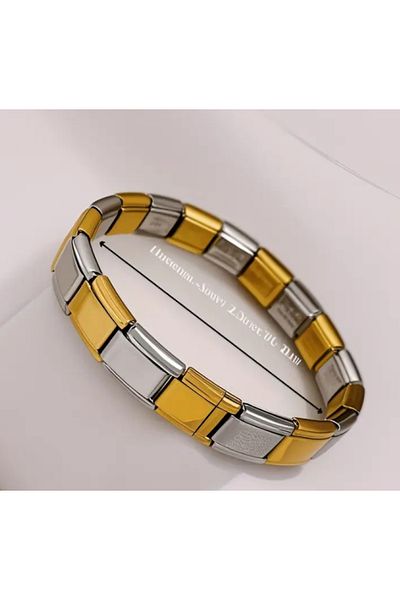 Ervalina Colorful Guaranteed Steel Italian Charm Gold Silver Color