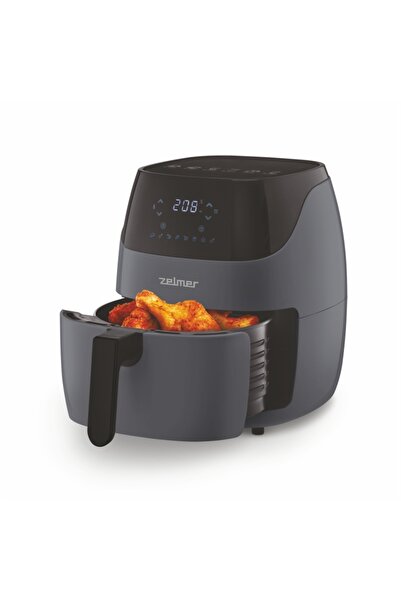 Zelmer Friteuza cu aer cald Zelmer ZAF5502G, 5 l, control digital, 8 programe automate, invelis antiaderent