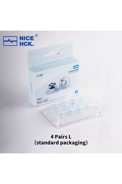 NICEHCK 4 Pairs L NICEHCK C04 Liquid Silicone Eartips Noise Lsolating Soft Expand Soundstage IEMS Accessory