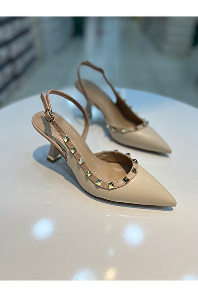 Alphus Pantofi cu toc elegant pentru femei Vollex cu detaliu de capse