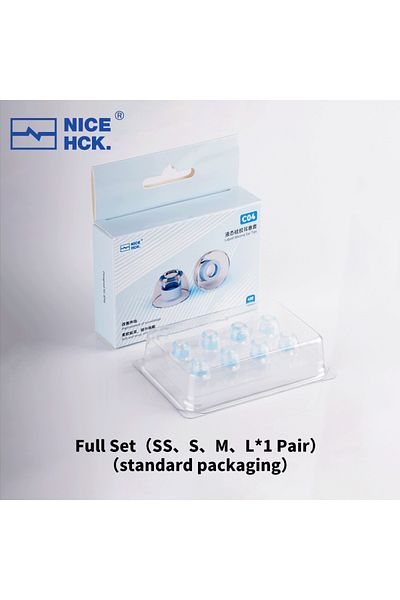 NICEHCK Full Set NICEHCK C04 Liquid Silicone Eartips Noise Lsolating Soft Expand Soundstage IEMS Accessory f