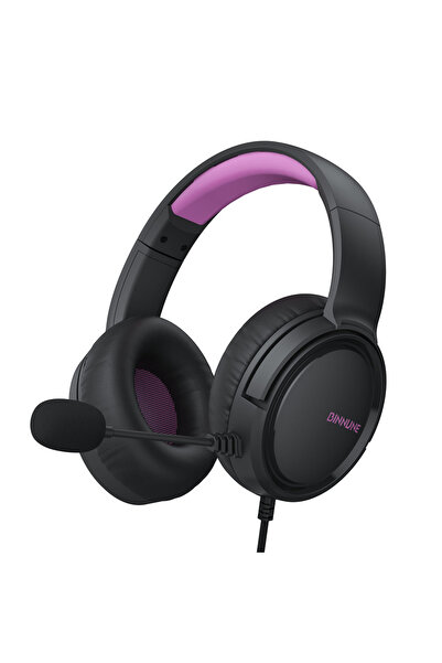 Choice سماعة ألعاب BINNUNE BG02 أرجوانية اللون مزودة بميكروفون لأجهزة PS4 وPS...