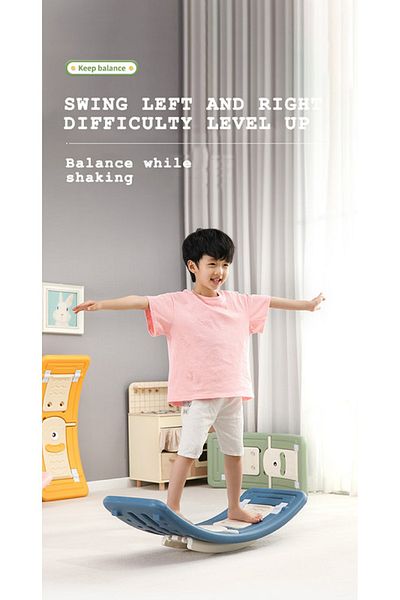 FULLJOY Balance rocking board for children that converts to a rocking horse