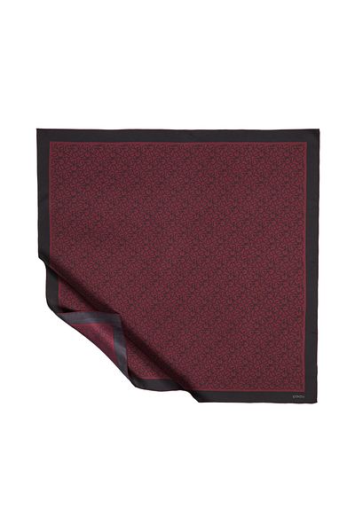 ipekevi Typo Monogram Erguvan Tivil Silk Scarf