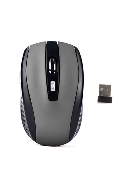 Choice Matte Gray 2.4G Wireless Mouse Bluetooth Mouse Ergonomic 800/1200/1600DPI 6 Mute Buttons Mouse For M