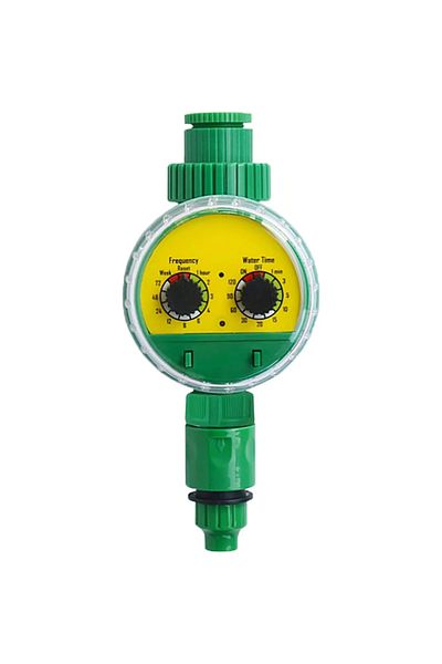 Choice Green-EU Stand Green Outdoor Plastic Garden Electronic Automatic Watering Hose Irrigation Timer Fauc