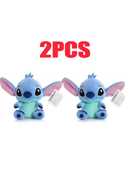 Choice 20cm-a-2pcs Stitch Stuffed Plush Models Cartoon Stuffed Plush Dolls Anime Plush Baby Toys Kawaii Kid