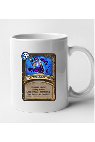 OEM Cană albă personalizată Hearthstone - Dreadful Concoction, Inovatix®. 330 ml