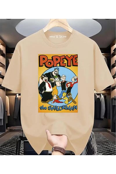 New Shine Μπλουζάκι με στάμπα Popeye Popeye