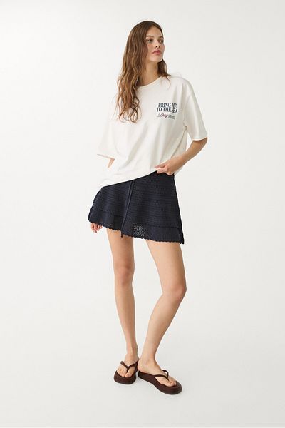 Stradivarius Crab print t-shirt