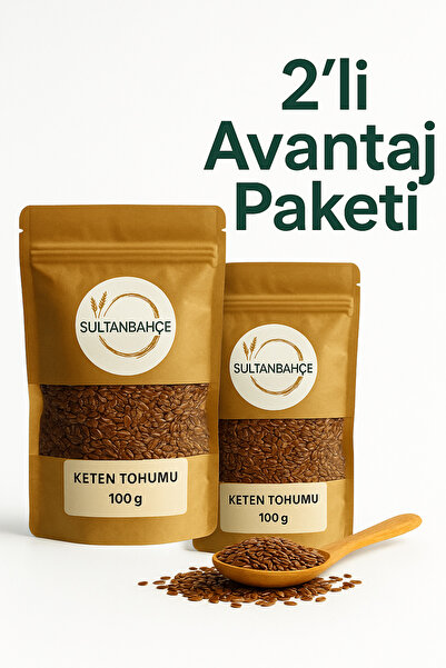 sultanbahçe Keten Tohumu 2x100 gr - Yoğurtlu Tarifler Ve Sağlıklı Smoothieler...