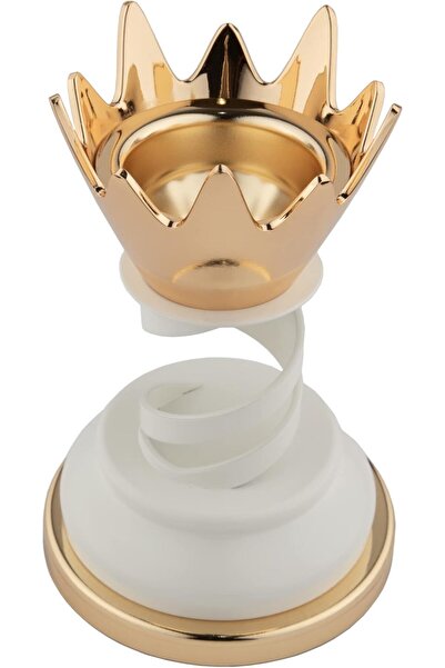 Generic Nasaem Incense Burner (Al Saif), White/Gold