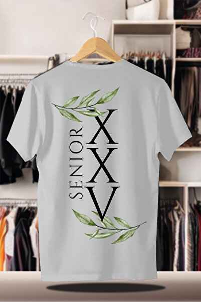 CC STORE Tricou alb cu 3 fire, bumbac, imprimat supradimensionat