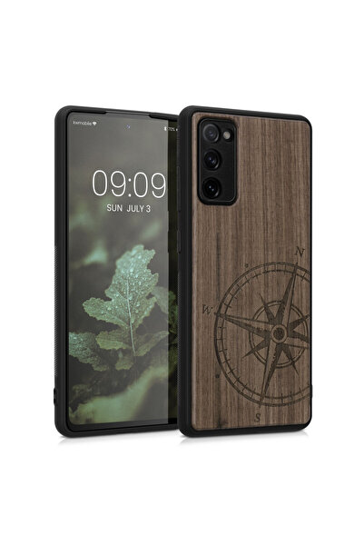 KWmobile Husă pentru Samsung Galaxy S20 FE, lemn, maro, 54370.07