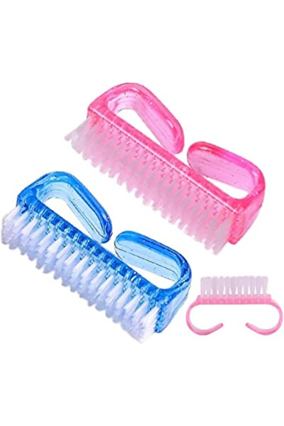 LA PERLA TECH مجموعة من 3 فرش لتنظيف الأظافر لأدوات المانيكير والباديكير فرش ...