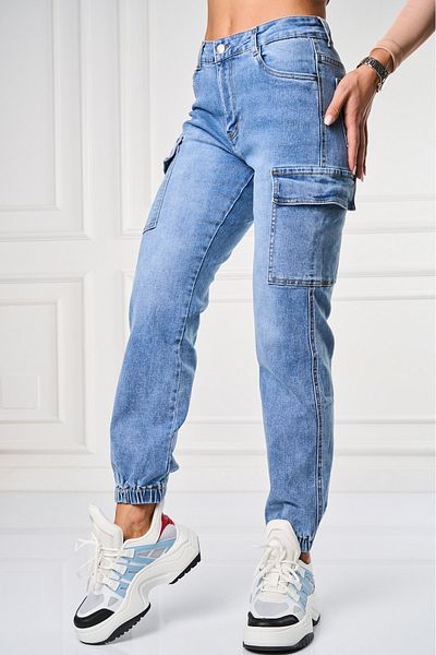 Joana Blugi dama Mom Fit Albastri Danny