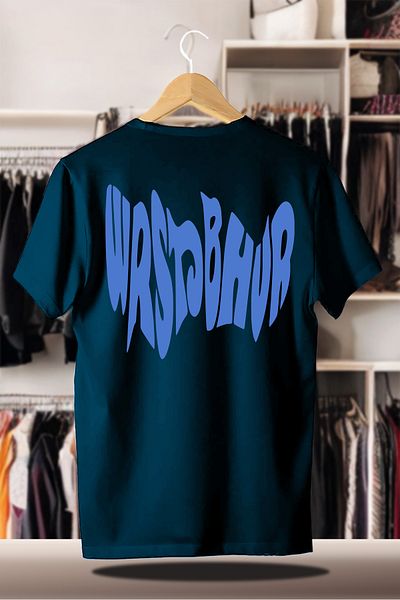 C&C OKULCUNUZ Βαμβακερό μπλουζάκι με στάμπα Unisex Indigo Wrst Studio