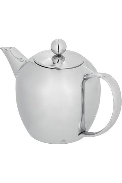ALSAIF Practical 800ml tea kettle from Saif, heat-resistant, silver color