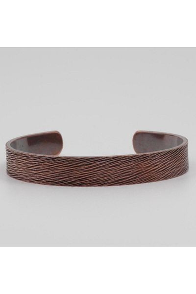 ANTEPSEPETİ Copper Line Patterned Bracelet (6mm)