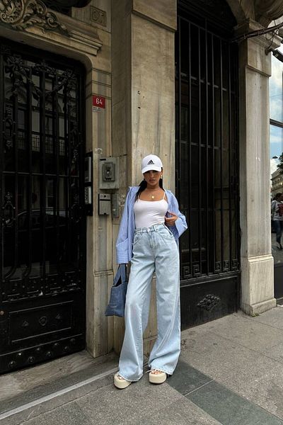 Joana Blugi Dam Oversize Albastri Lacey