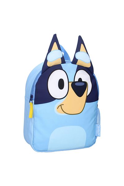 bluey Ghiozdan gradinita, 32x26x11 cm, bretele ergonomice si ajustabile, Albastru, Bluey Fluffy Friends