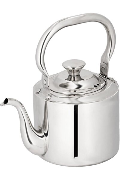 ALSAIF 1.5L Saif Teapot, durable and elegant, ideal for serving tea and other teas. Silver color.