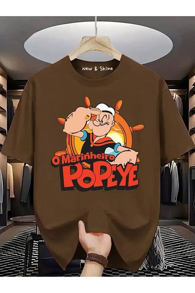 New Shine Μπλουζάκι με στάμπα Popeye Popeye