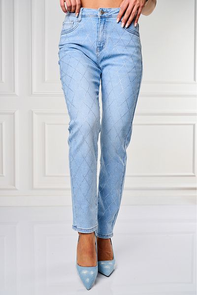Joana Blugi dama Mom Fit Albastri Mitzy