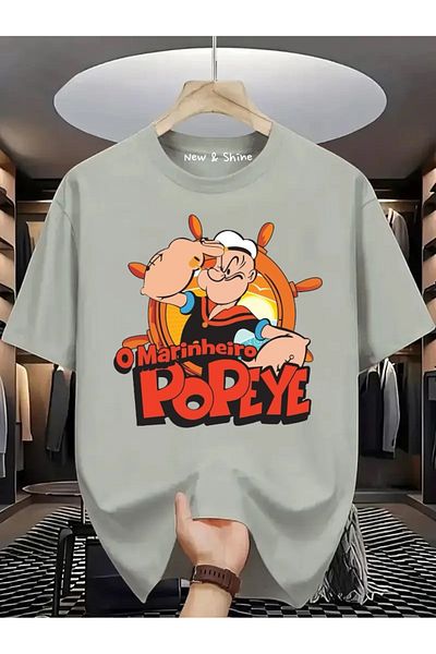 New Shine Μπλουζάκι με στάμπα Popeye Popeye
