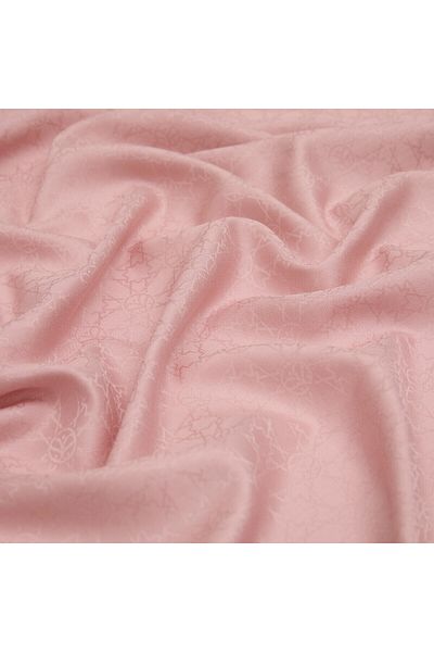 ipekevi Mini Seljuk Monogram Powder Pink Patterned Shawl