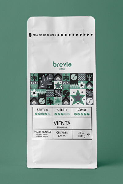 Vienta Çekirdek Kahve 1 Kg (Premium Blend)