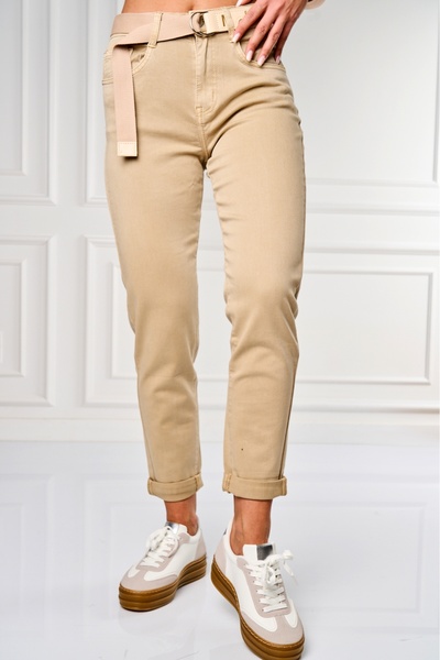 Joana Blugi dama Mom Fit Camel Emine