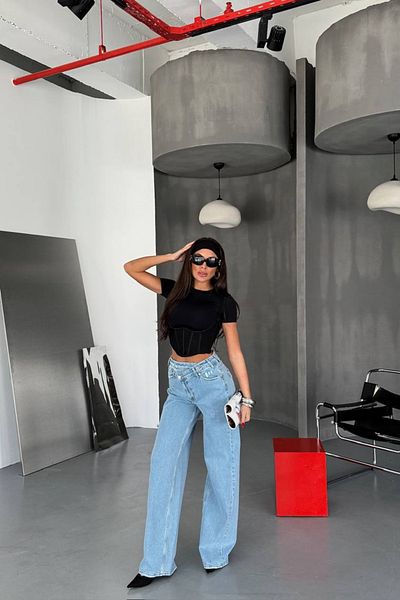 Joana Blugi Dam Oversize Albastri Malani